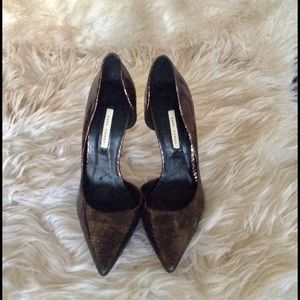 Zara pointed toe mules 3inch heels